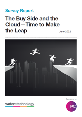 The Buy Side and the Cloud - Time to Make the Leap