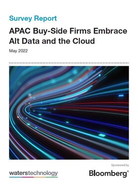 APAC Buy-Side Firms Embrace Alt Data and the Cloud